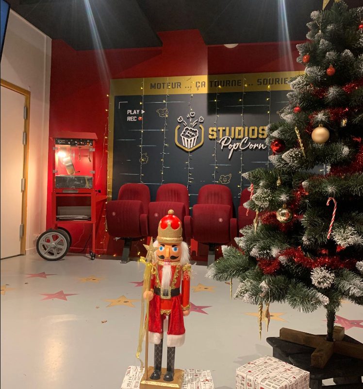Arbre de Noël aux Studios PopCorn